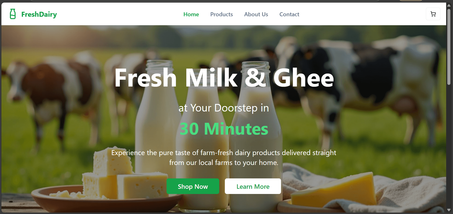 FreshDairy – Online Dairy Shop