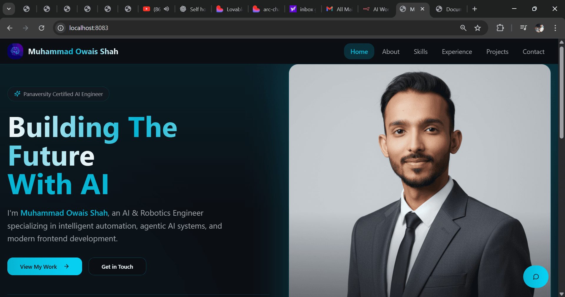 Personal AI Portfolio Website