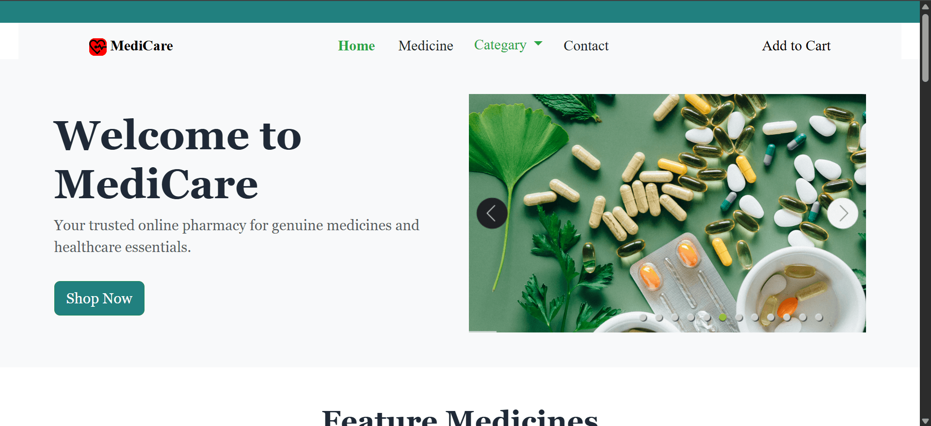 MediCare Medical Website