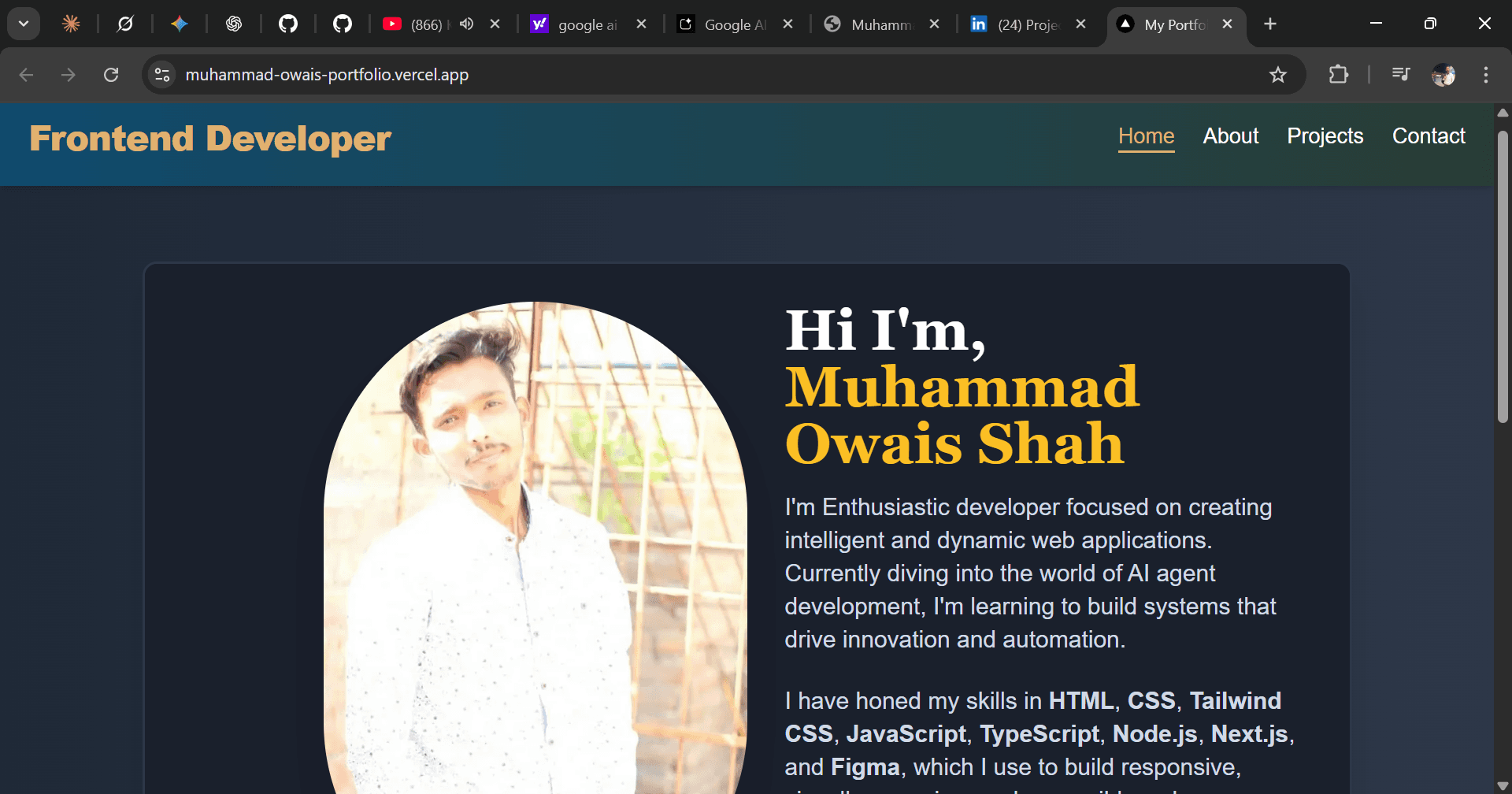 Simple Portfolio Website